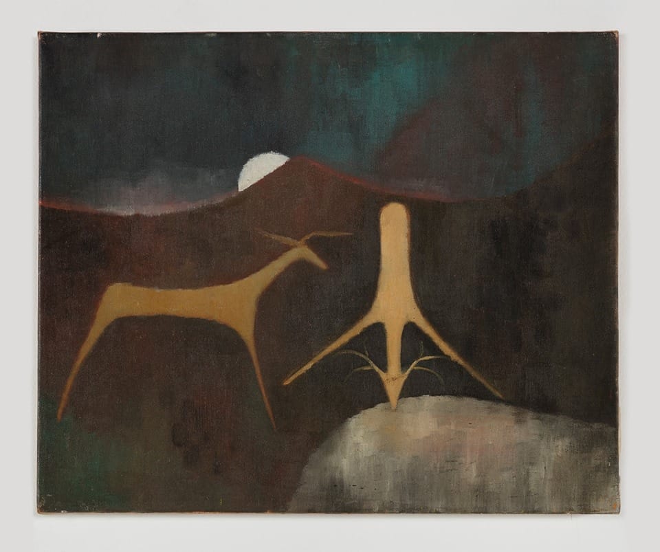 Painting by Luchita Hurtado Mullican (via facebook)