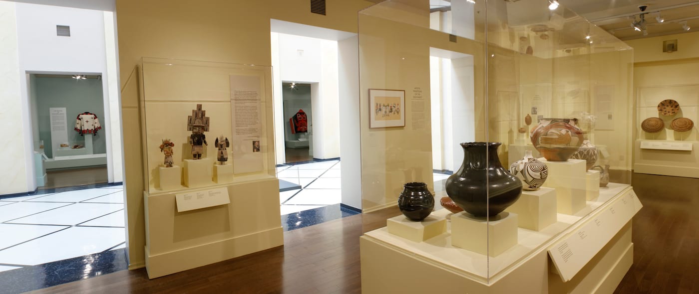 Installation view, Native Artists of North America at the Newark Museum