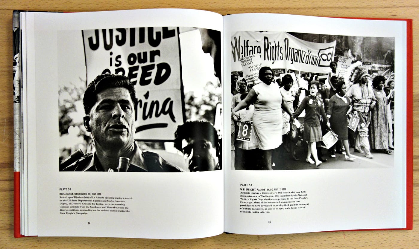 Pages from North of Dixie: Civil Rights Photography Beyond the South (photo of the book for Hyperallergic)