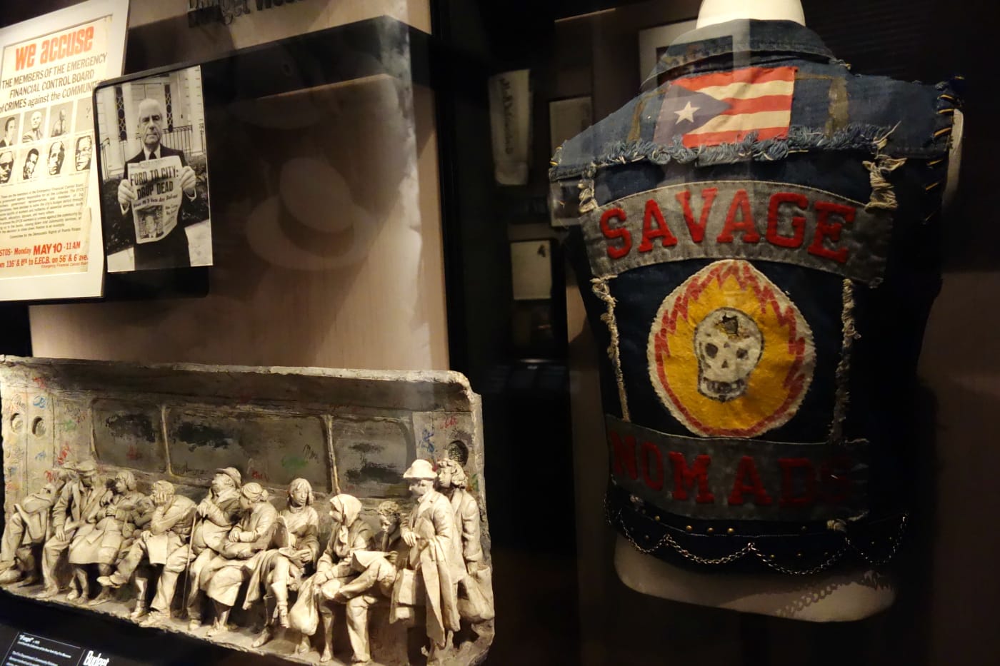 Installation view of New York at Its Core at the Museum of the City of New York (photo by the author for Hyperallergic)