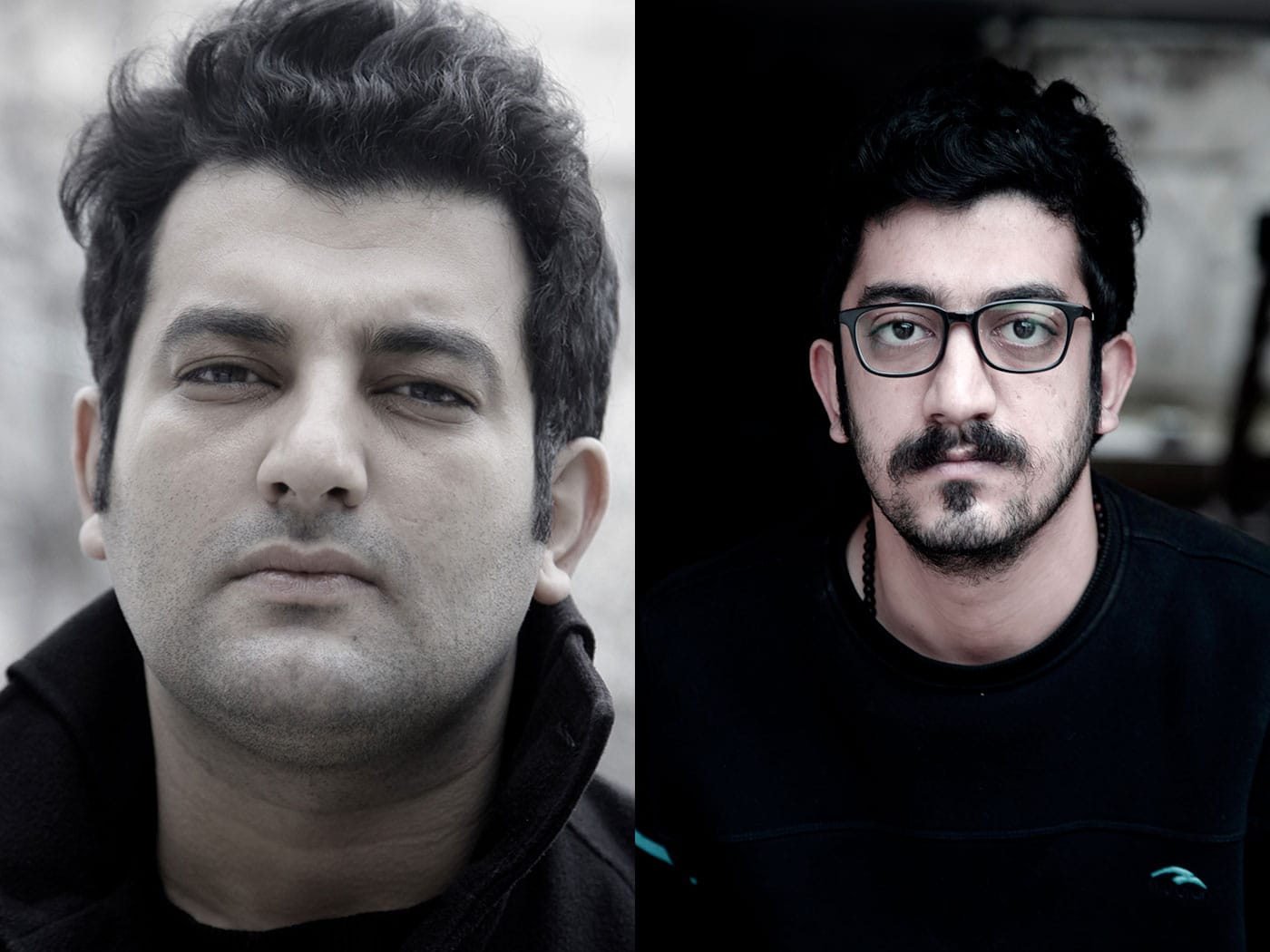 Hossein and Mehdi Rajabian (images via Wikipedia)