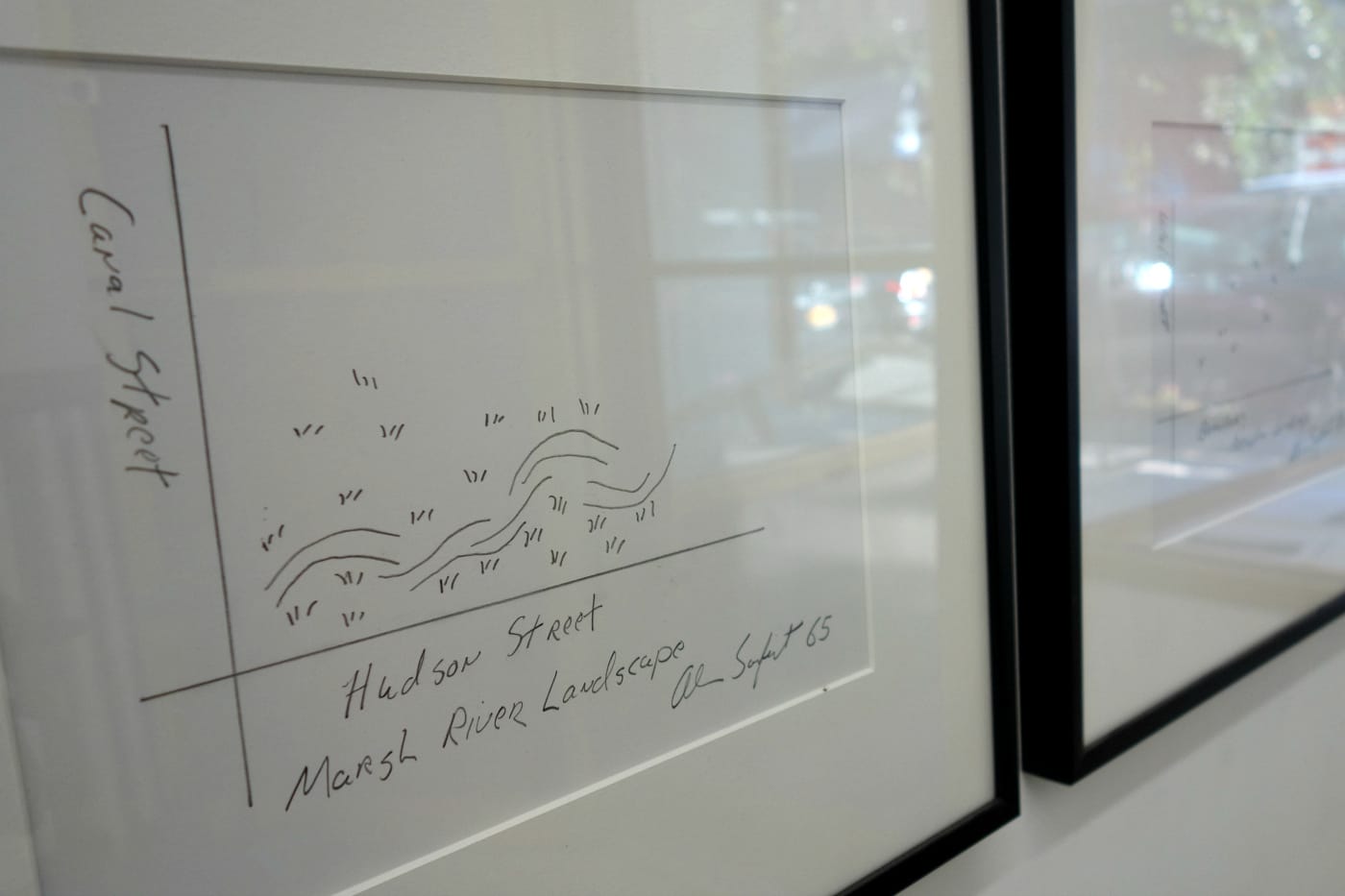 Installation view of 'Alan Sonfist: 50 Years of Time Landscape' at Alden Projects (photo by the author for Hyperallergic)