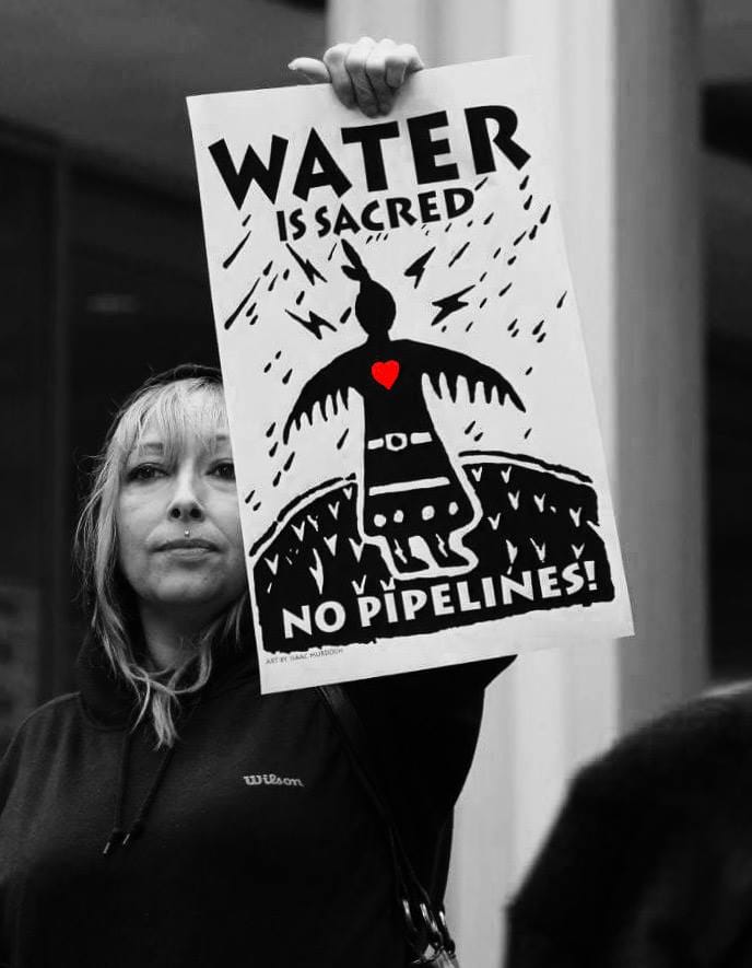 "Thunderbird Woman" Isaac Murdoch 2016. Image courtesy of Cannupa Hanska Luger