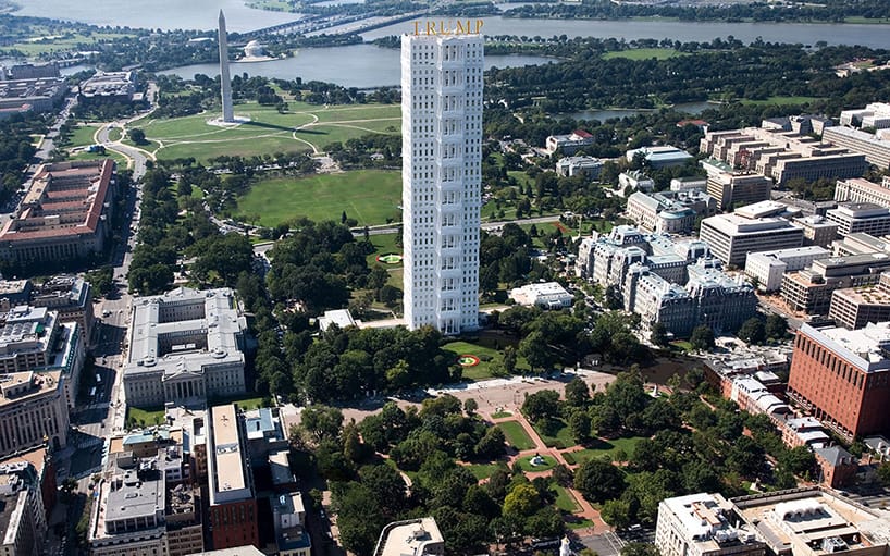 More phallus than Presidential residence. (via Design Boom) 