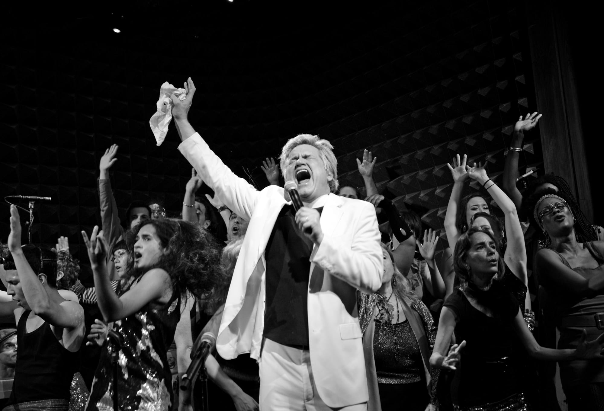 Reverend Billy and the Stop Shopping Choir at Joe's Pub (photo by John Quilty)