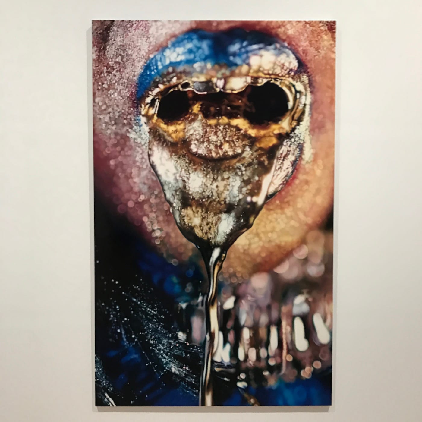 Marilyn Minter, "Drizzle (Wangechi Mutu)" (2010) (photo Hrag Vartanian/Hyperallergic)