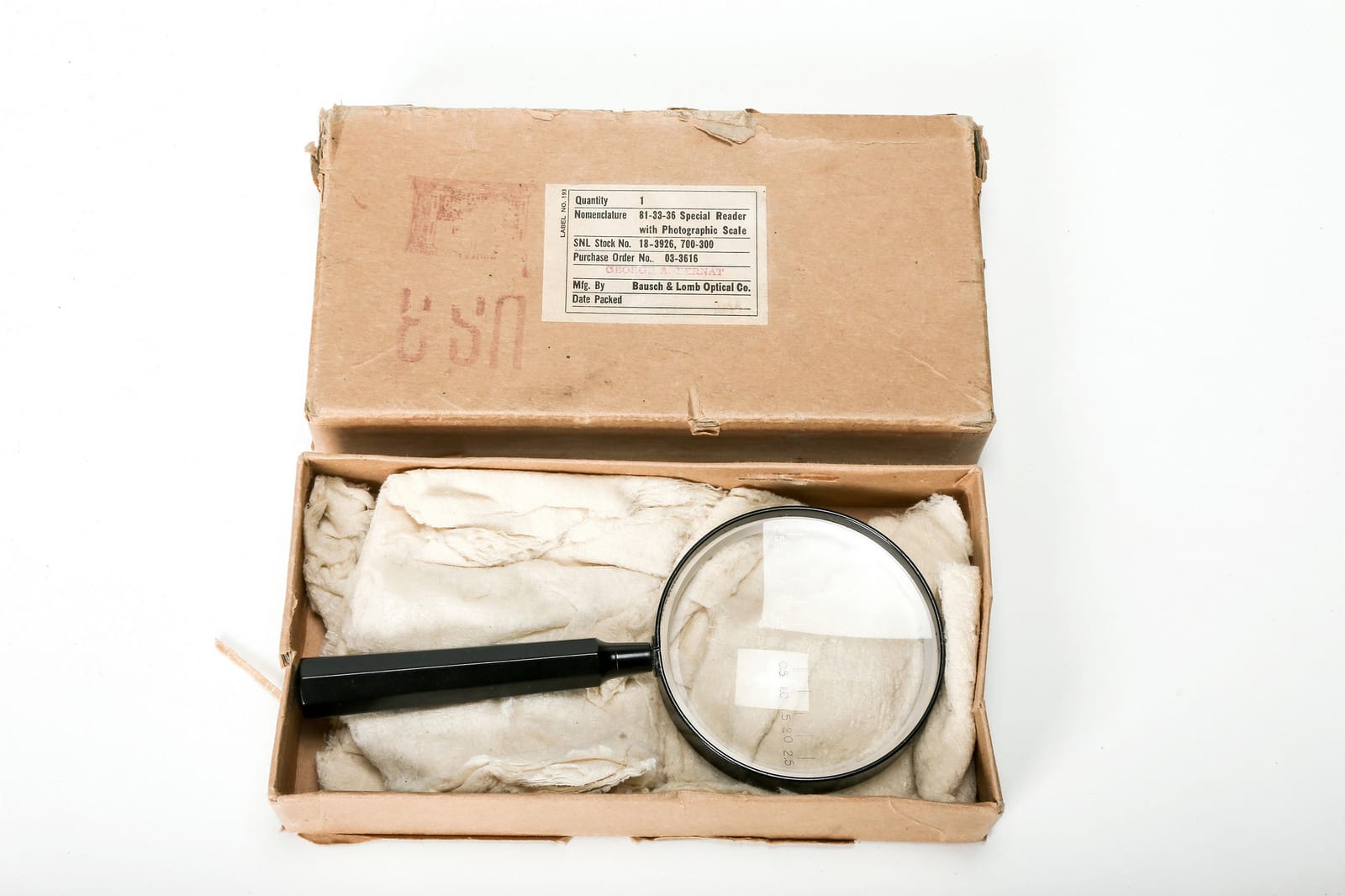 Reducing Glass, used by cartographers to visualize their draft lines at the final size (via Central Intelligence Agency/Flickr)