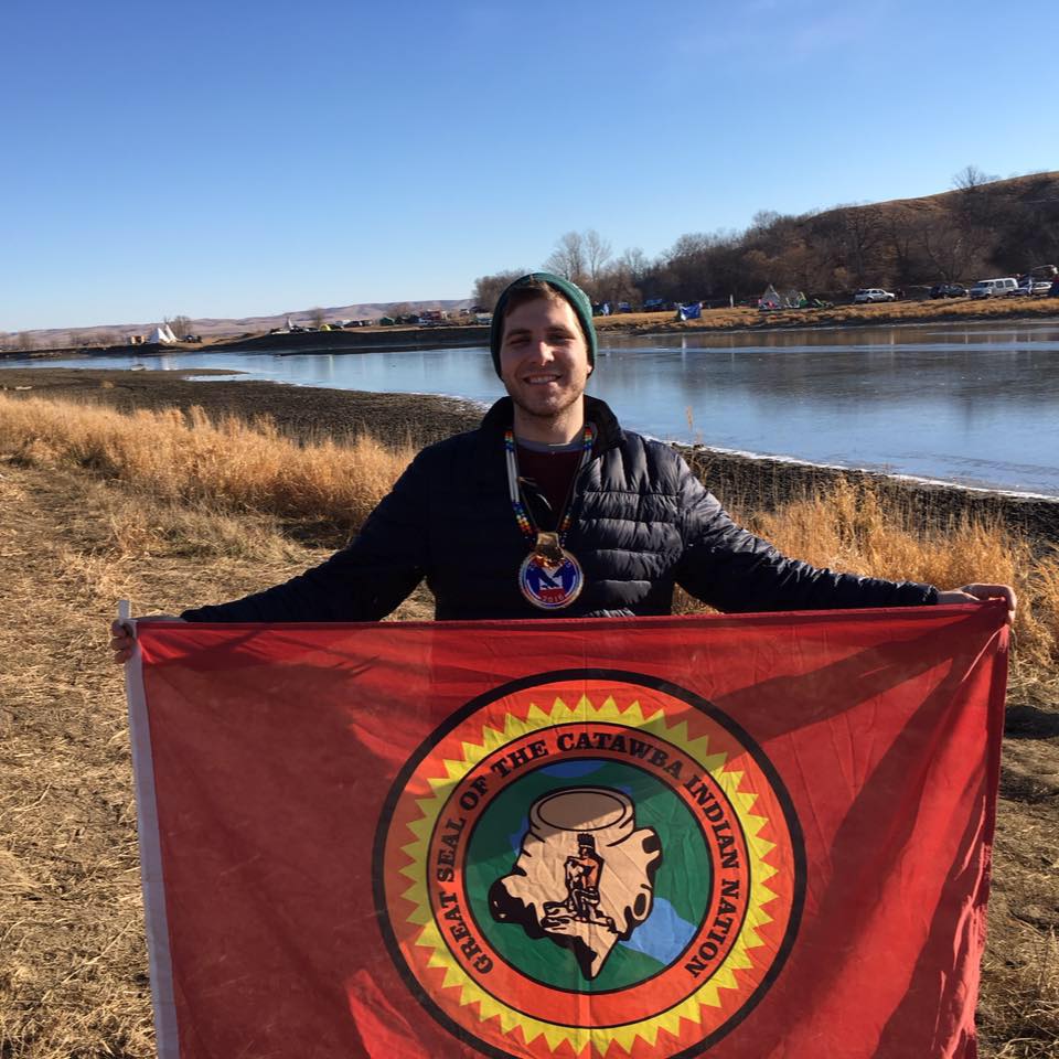 DeLesslin George-Warren at Standing Rock