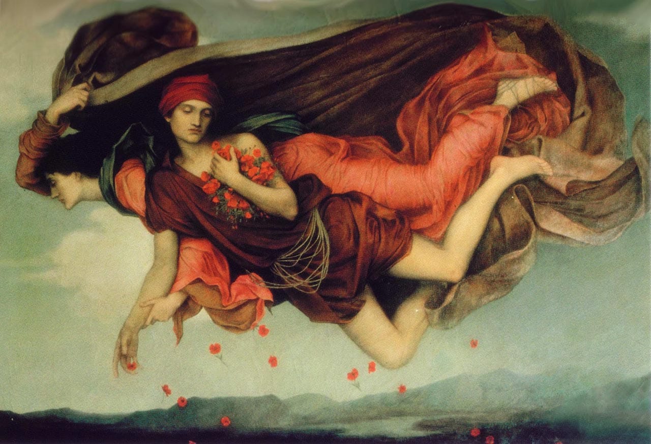 Evelyn Pickering (De Morgan), "Night and Sleep" (1878) (© De Morgan Foundation)