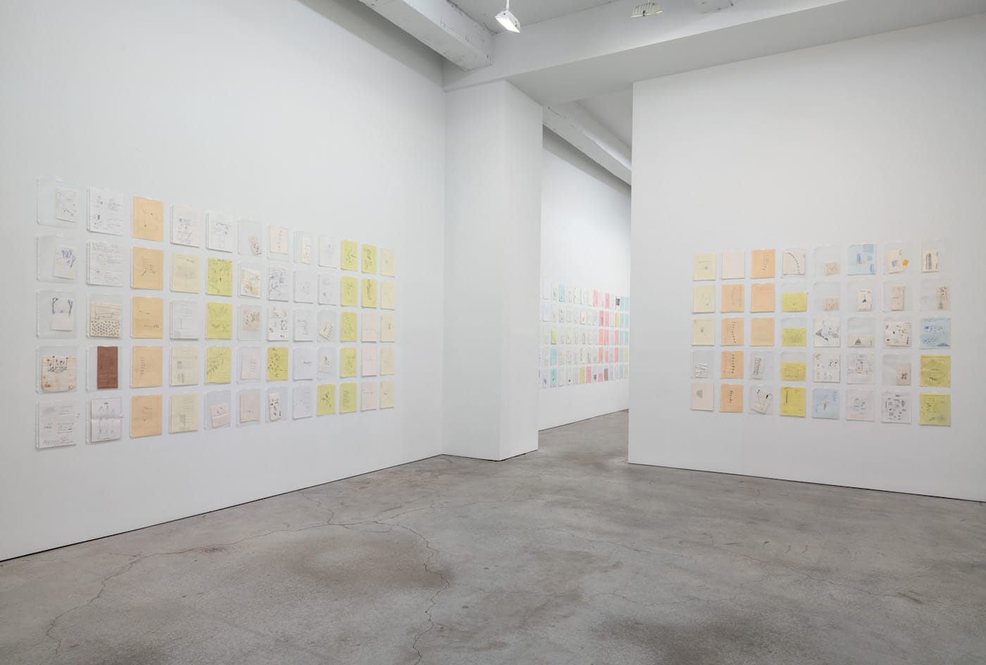 Installation view of Tony Feher: It Didn't Turn Out the Way I Expected at Sikkema Jenkins & Co., New York, 2016 (artworks © Estate of Tony Feher, courtesy Sikkema Jenkins & Co., New York; photo by Jason Wyche)