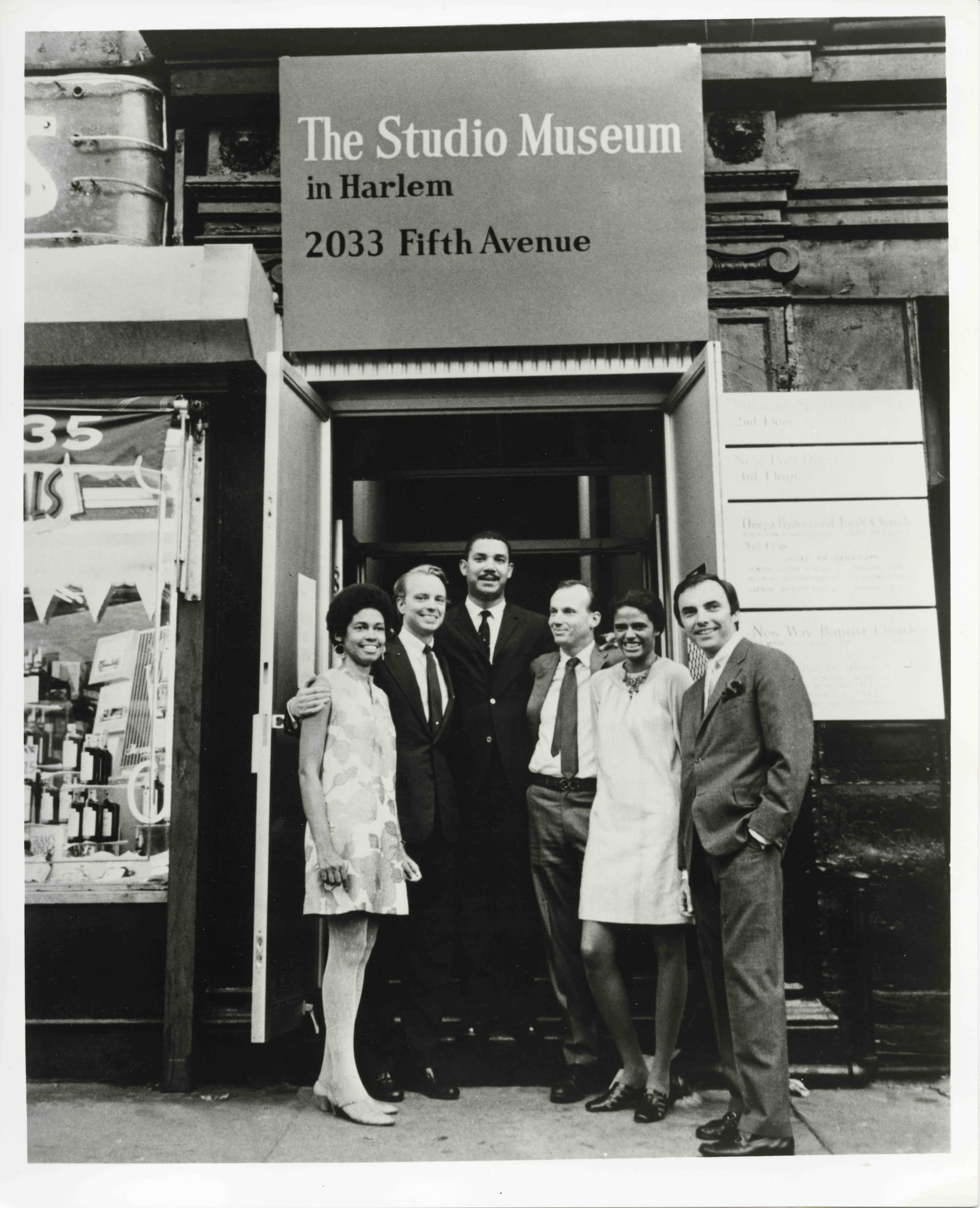 Founding members and staff of the Studio Museum in Harlem including Betty Blayton-Taylor (second to far right). Courtesy of The Studio Museum in Harlem.