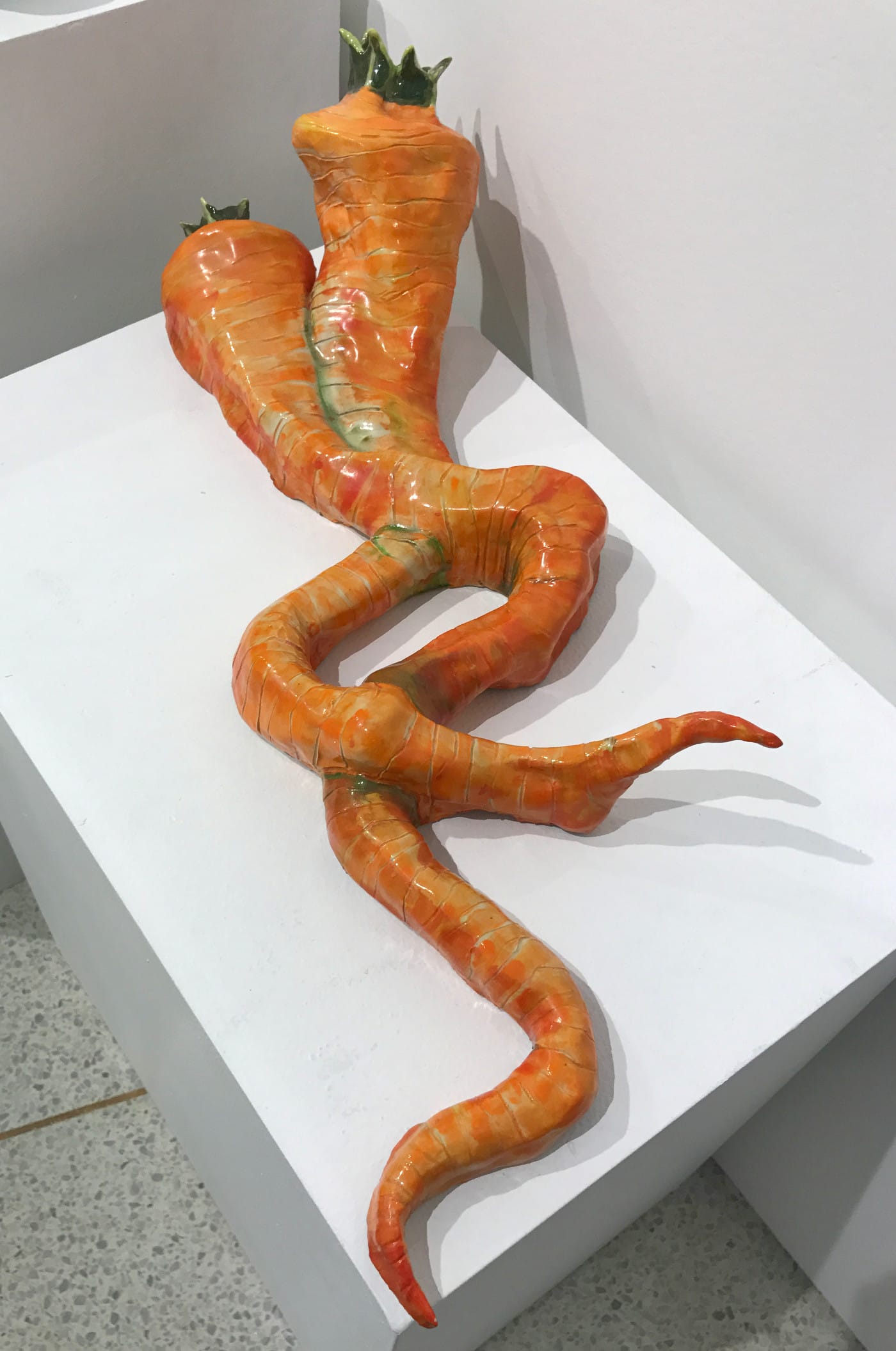 A sculpture by Valerie Hegarty in the Locust Projects booth at NADA Miami Beach 2016