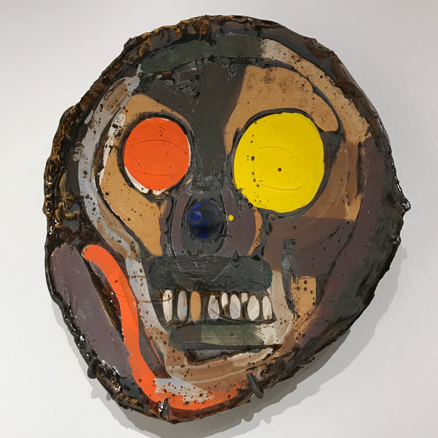 A ceramic sculpture by Roger Herman in Lefebvre & Fils's booth at NADA Miami Beach 2016