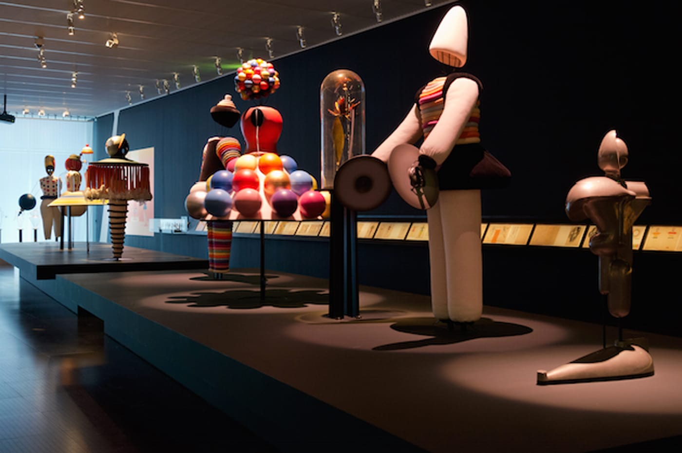 Installation view of Oskar Schlemmer: The Dancing Artist at the Centre Pompidou-Metz (courtesy Centre Pompidou-Metz)