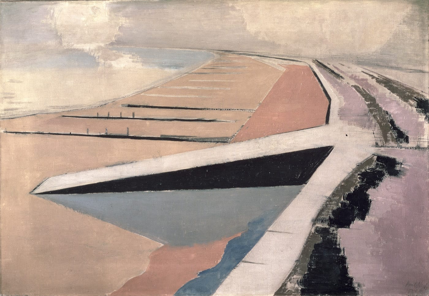 Paul Nash, "The Shore" (1923), oil on canvas, Leeds Art Gallery / Bridgeman Images (© Tate)