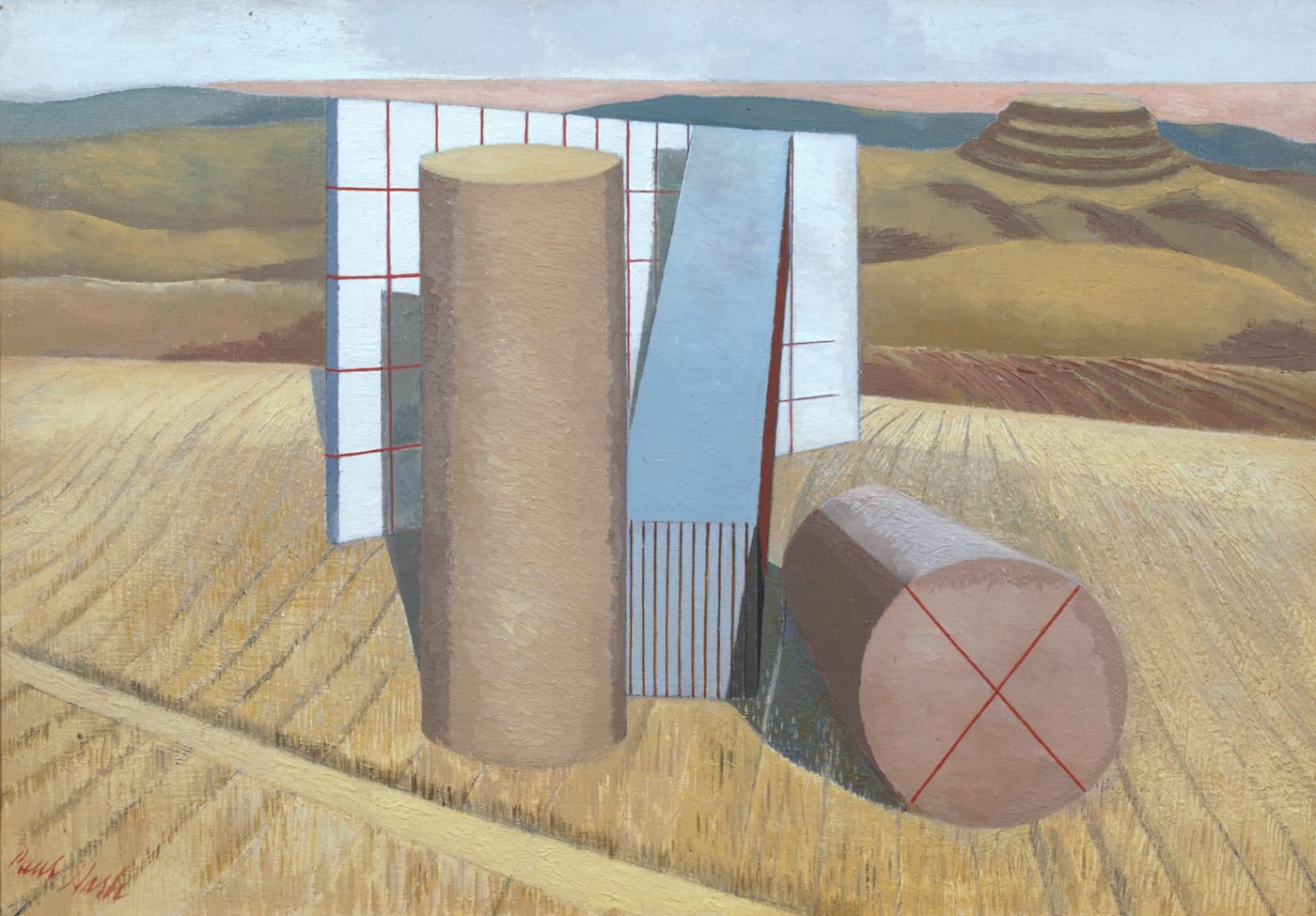 Paul Nash, "Equivalents for the Megaliths" (1935), oil on canvas support (©Tate)