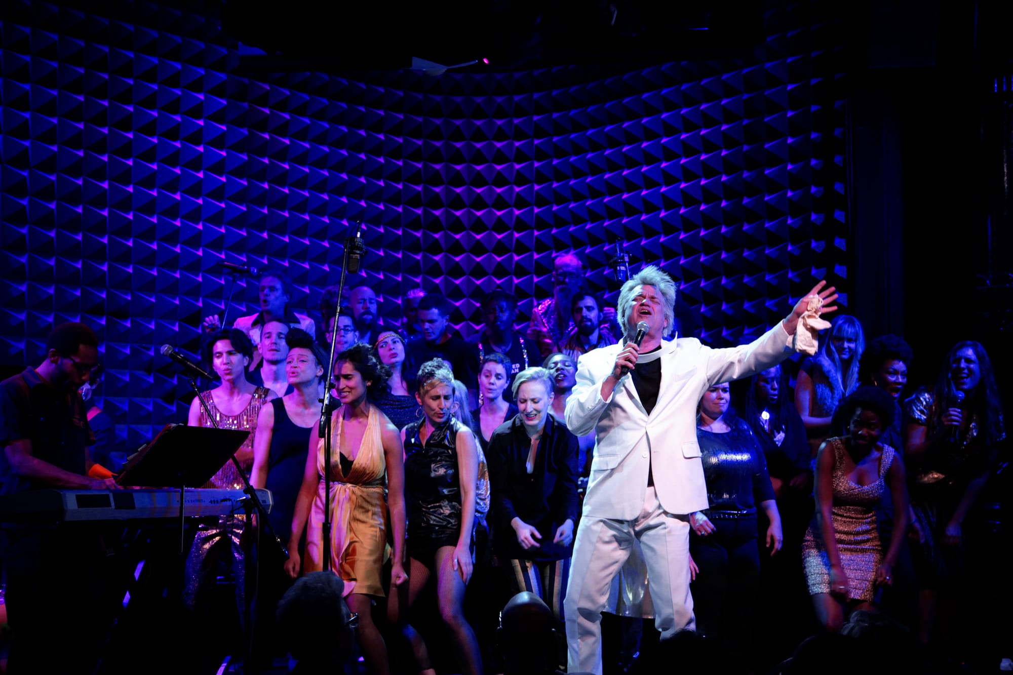 Reverend Billy and the Stop Shopping Choir at Joe's Pub (photo by Kevin Ryan)