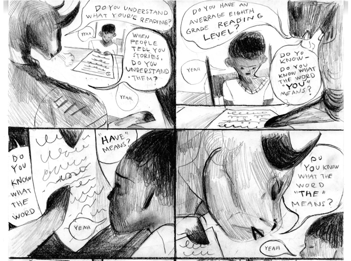 A page from <em/>Sgt. Kroll Goes to the Office (2016), published by Red76 and Beyond Repair, Minneapolis