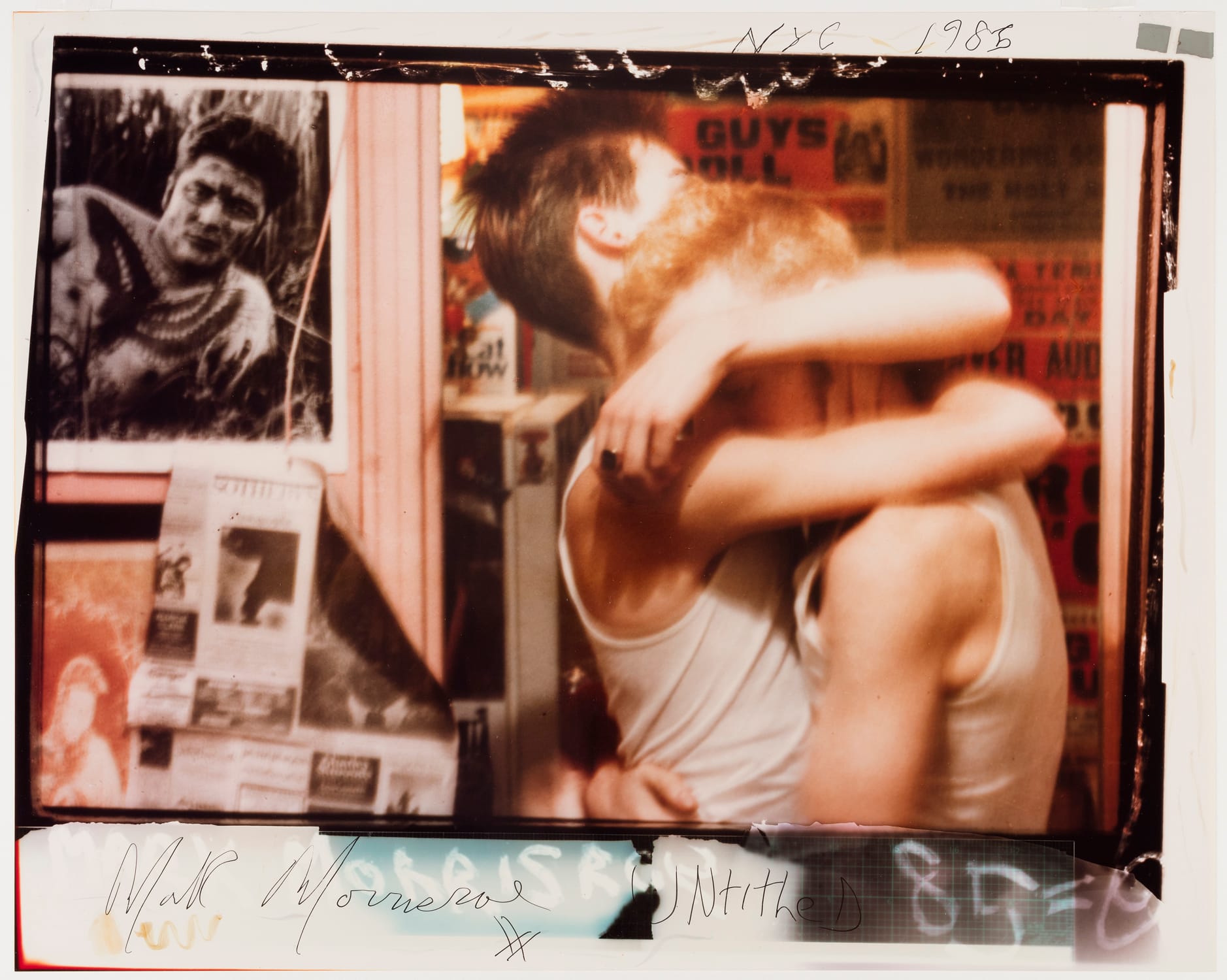 "Untitled (John S. and Jonathan)" (1985), c-print, negative sandwich, 16 x 20 in (all photos by Joerg Lohse)