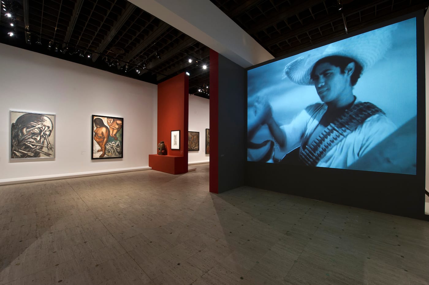 Installation view of <em>Mexique 1900–1950</em> at the Gran Palais; exhibition design by Atelier Jodar Architecture (photo © Didier Plowy for Rmn-Grand Palais)