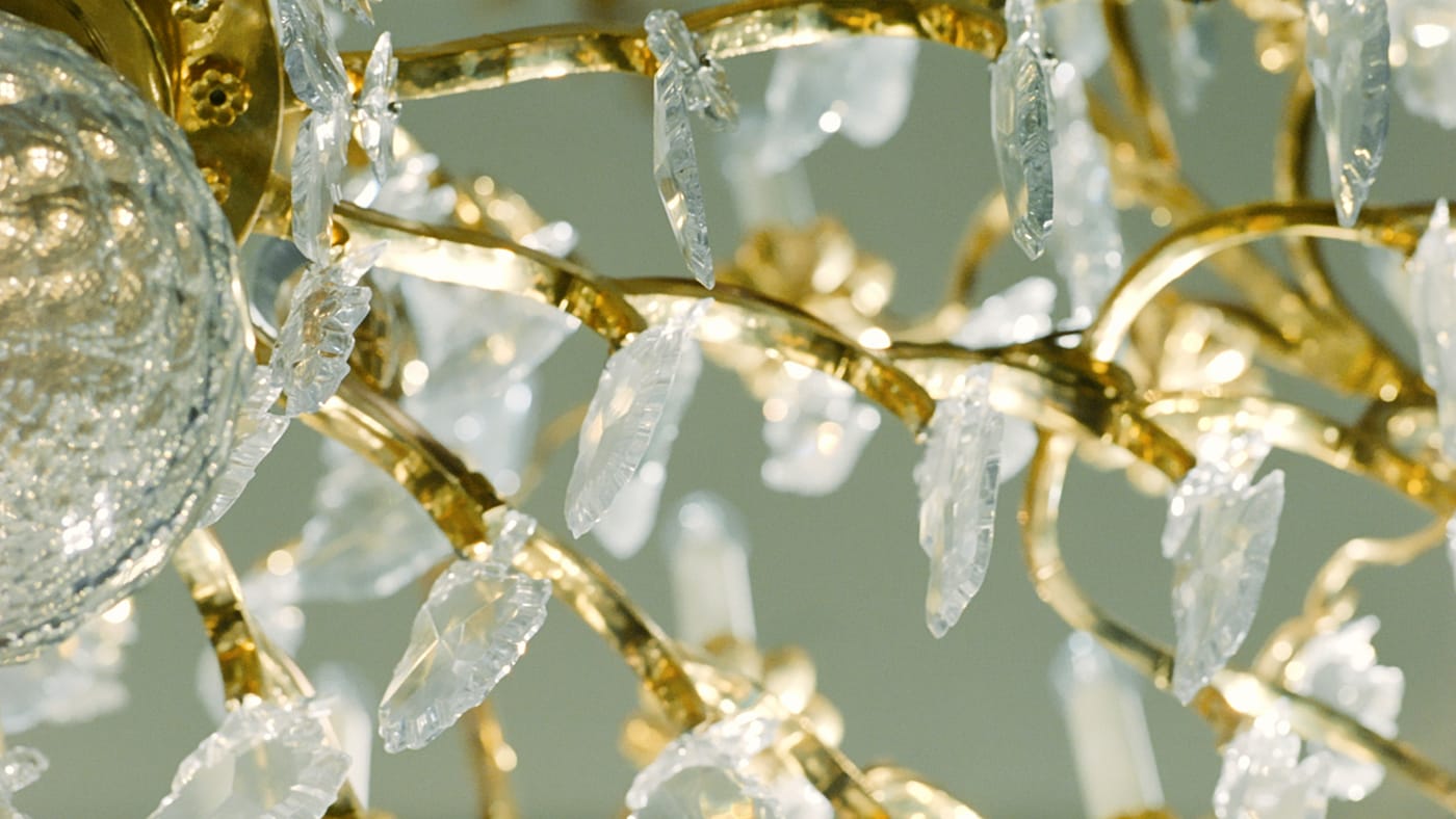 Still image from Laurent Grasso, "Elysée" (2016), 35 mm film loop (transferred to DVD) with music by Nicolas Godin