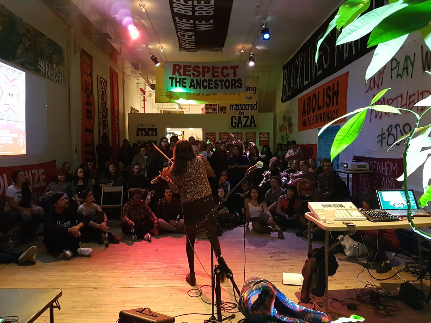 A performance at Decolonize This Place (all photos courtesy MTL unless indicated otherwise)