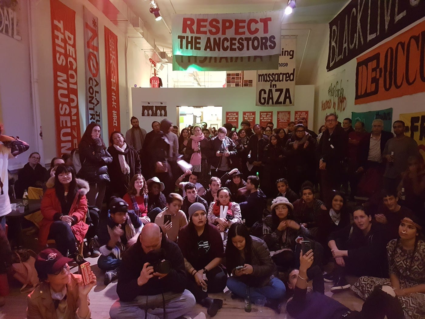 An event at Decolonize This Place