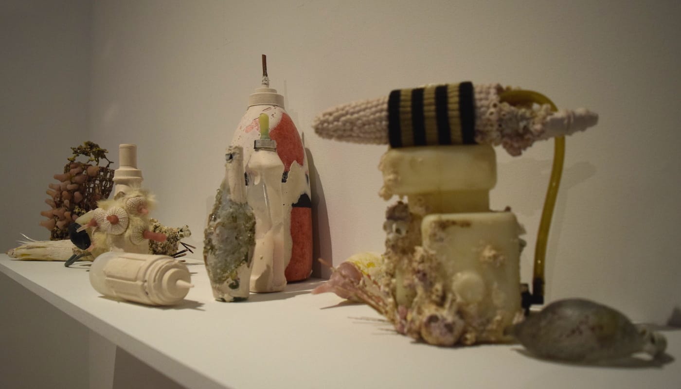 Installation view of Monica Cook: Milk at Postmasters Gallery
