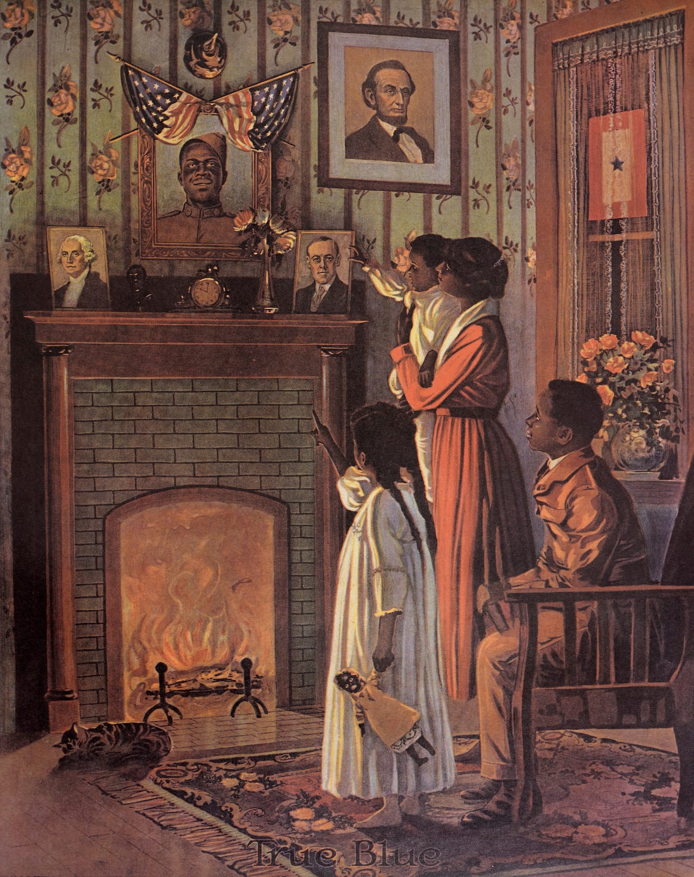 E. G. Renesch, publisher "True Blue" (1919), poster, 20 1/2 x 16 1/8 in, the Wolfsonian — Florida International University, Miami Beach, The Mitchell Wolfson Jr. Collection