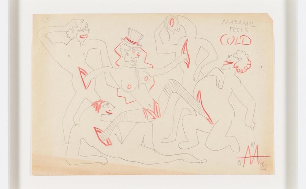 From Montage to Mounting: The Surprisingly Sexual Drawings of Sergei Eisenstein