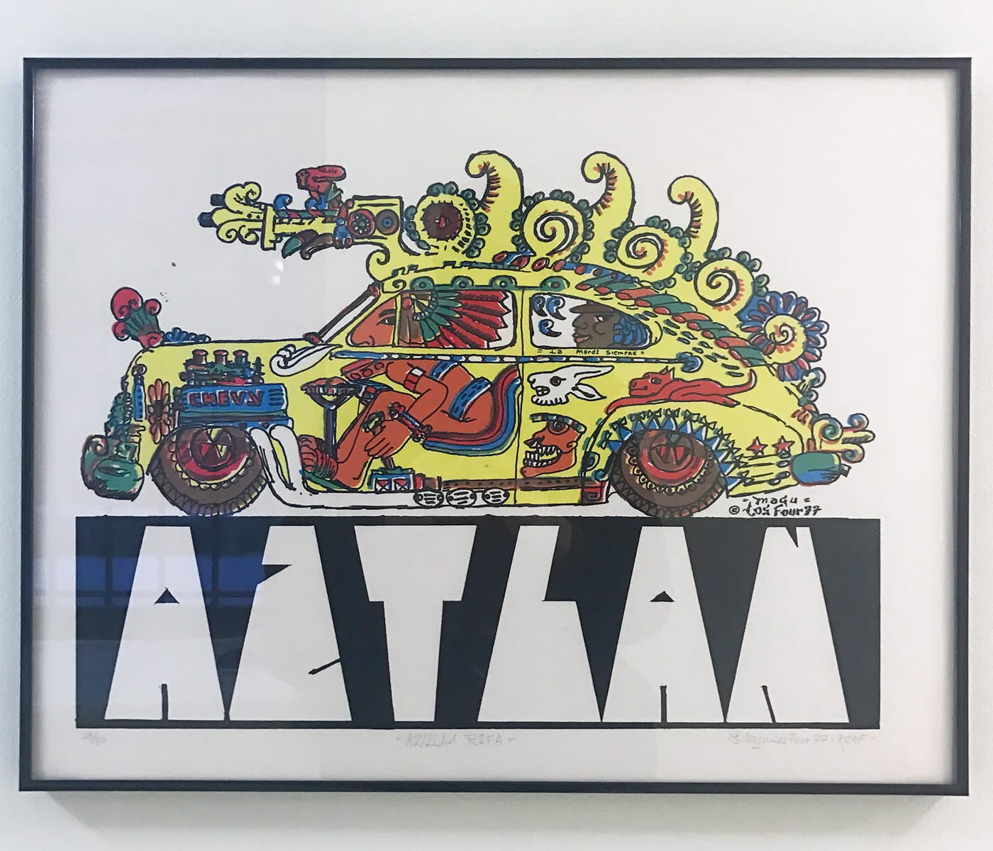 Gilbert "Magu" Lujan, "AZTLÁN" (1977)