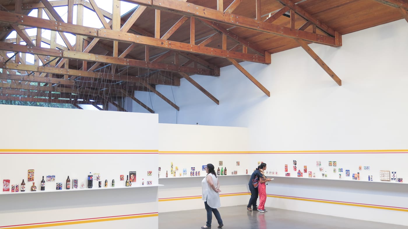 Installation view of Gabriel Orozco's exhibition at kurimanzutto