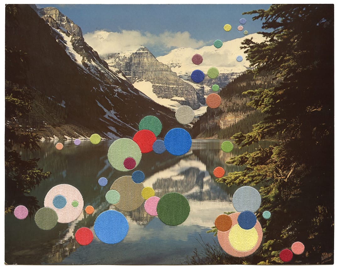 Julie Cockburn, Mountain Lake, 2017