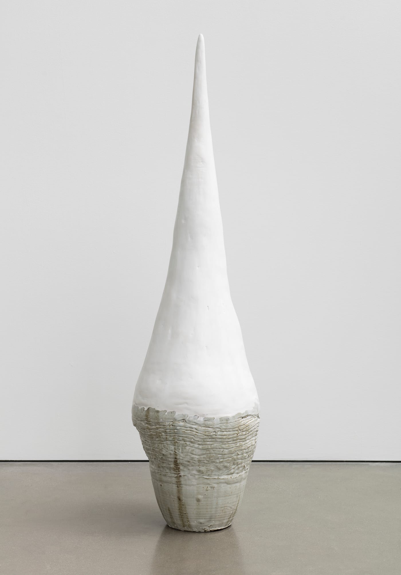 Theaster Gates, "The Steeple" (2016), glazed ceramic, 53 x 13 1/4 x 14 in