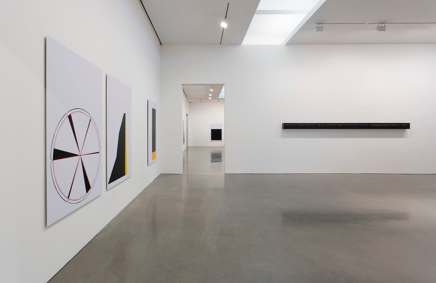 Installation view of Theaster Gates But To Be A Poor Race at Regen Projects (photo by Brian Forrest)
