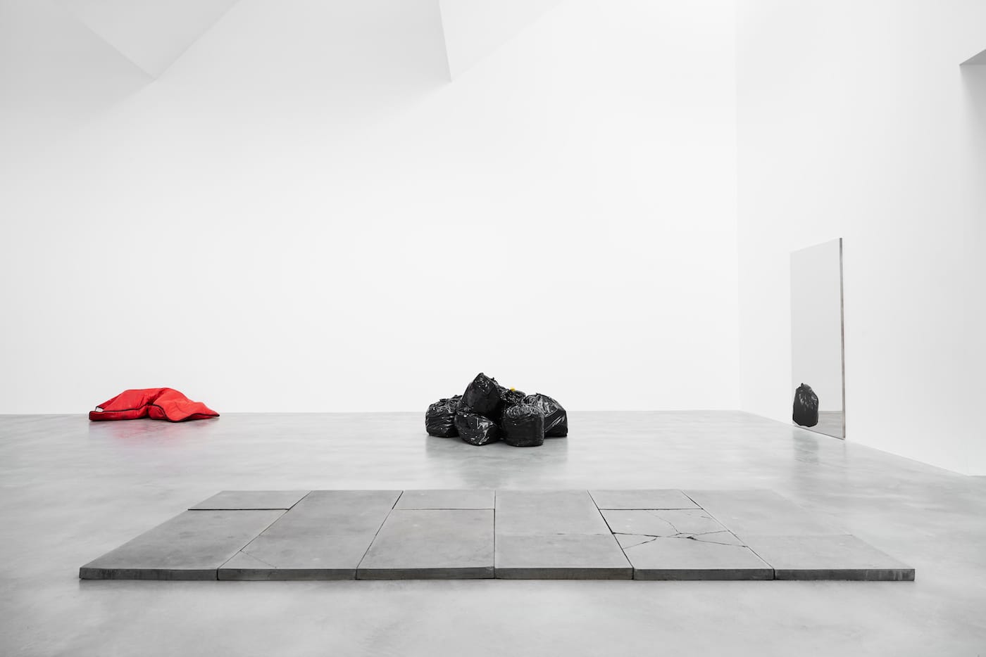 Installation view of <em>Gavin Turk: Who What When Where How & Why</em> at the Newport Street Gallery (photo © Victor Mara Ltd)