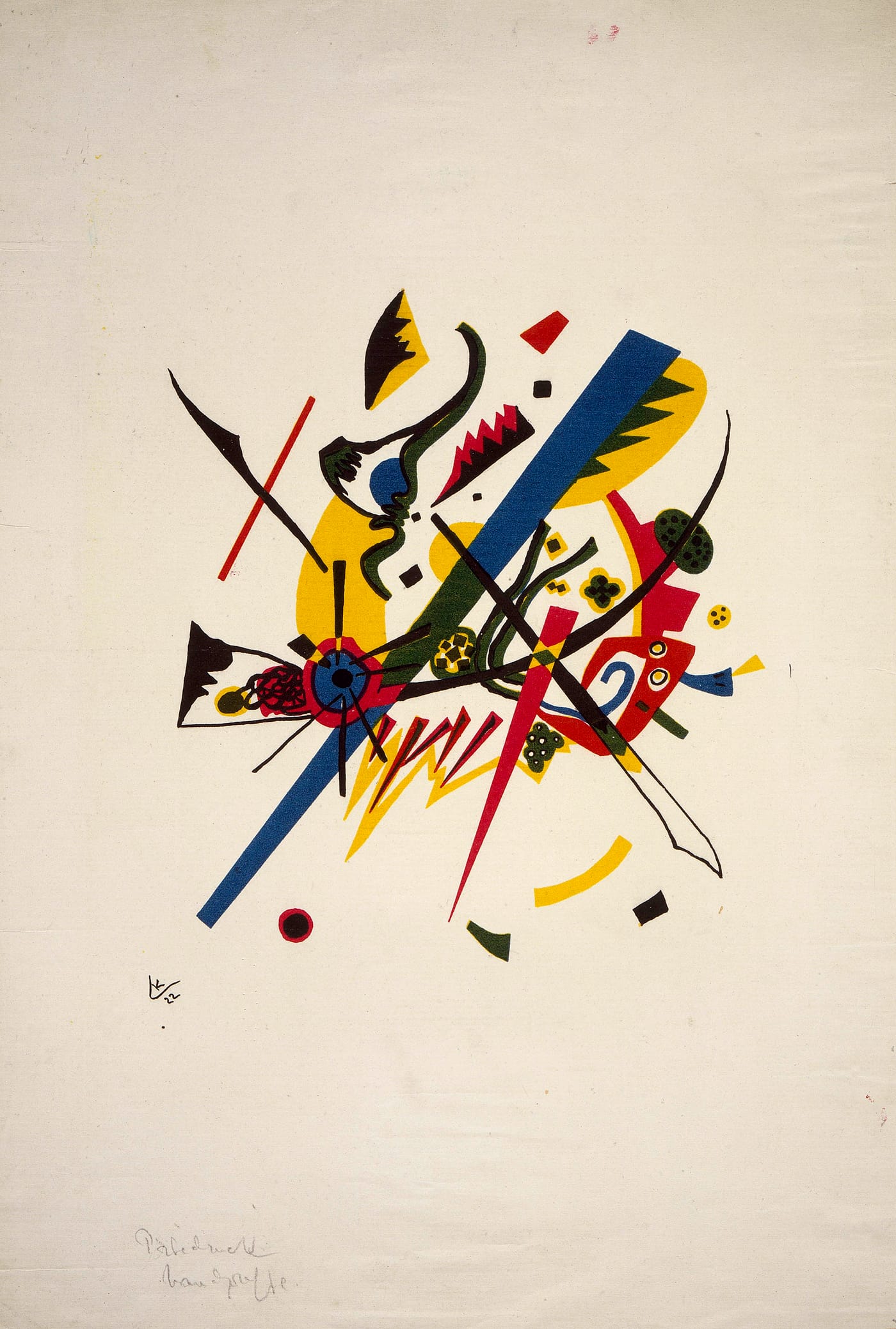 Vassily Kandinsky, “Kleine Welten I” (1922), color lithography (photo © Centre Pompidou, MNAM-CCI, Dist. RMN-Grand Palais / all rights reserved)