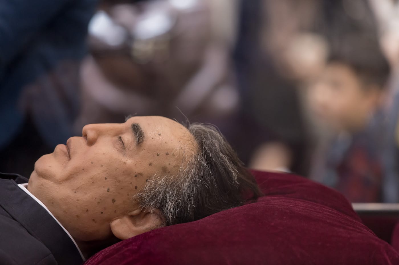 Detail of Shen Shaomin, "Summit" (2009), presented by Osage Gallery at Art Basel Hong Kong 2017 (all photos by Jessica Hromas for Art Basel, © Art Basel)