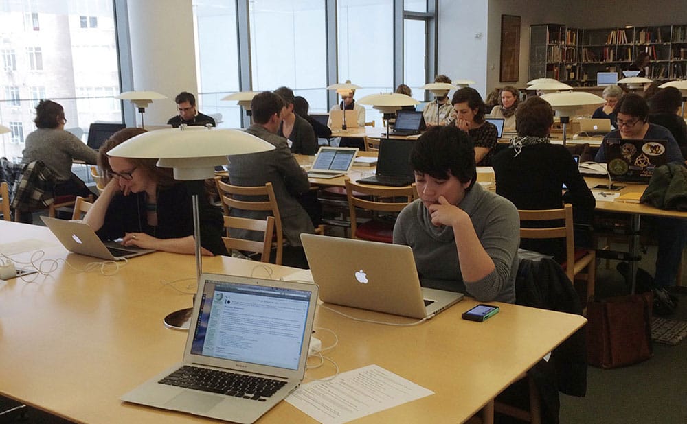 Wikipedia Art and Feminism Editing Sessions Around NYC