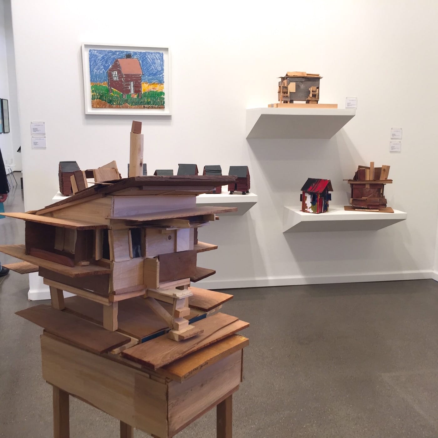 Works by Beverly Buchanan in the Andrew Edlin Gallery booth