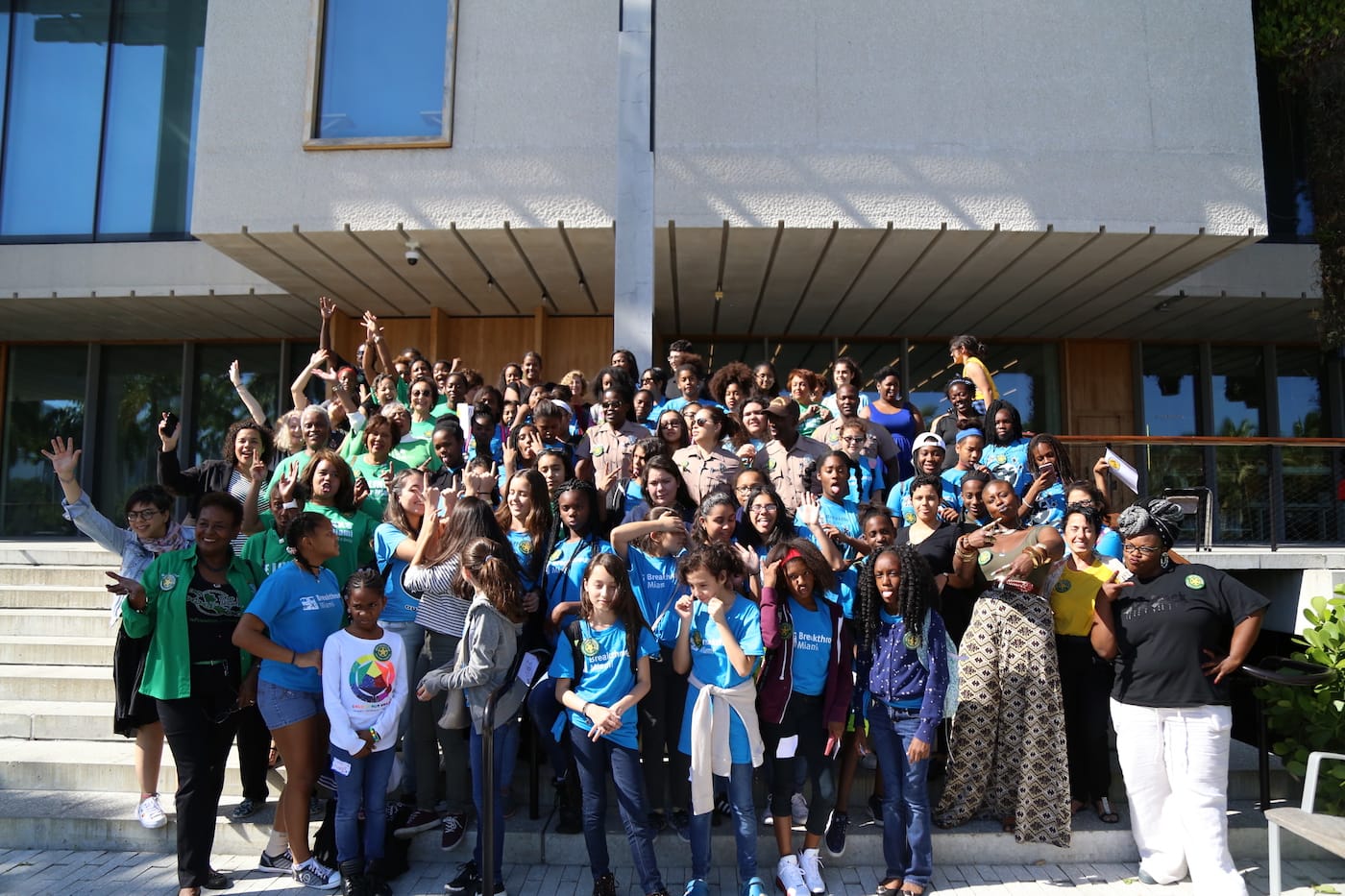 Participants in the Perez Art Museum Miami's Art Detectives program (photo by and courtesy Amanda Bradley)