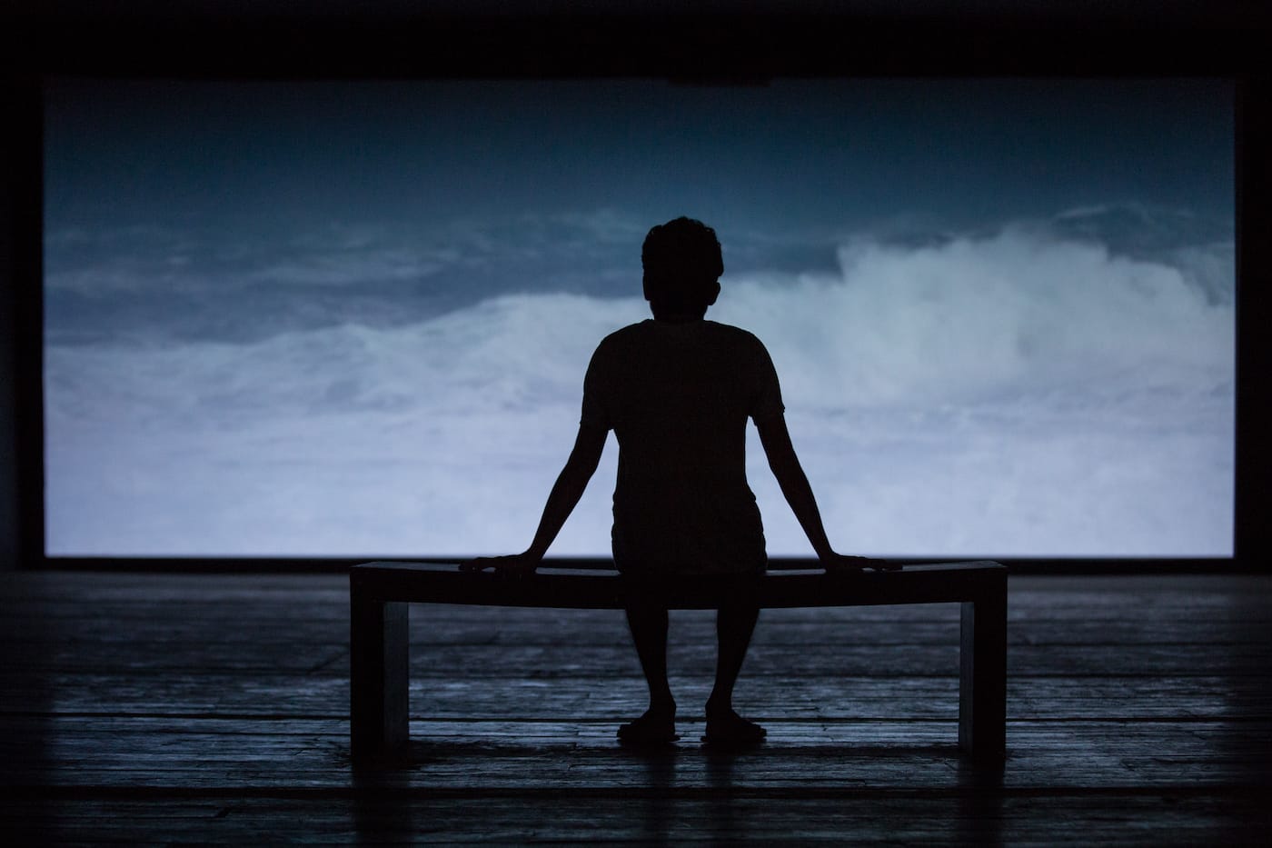 Voldemārs Johansons, "Thirst" (2015), still from single-channel video, 5.1 sound, fog, dimensions variable