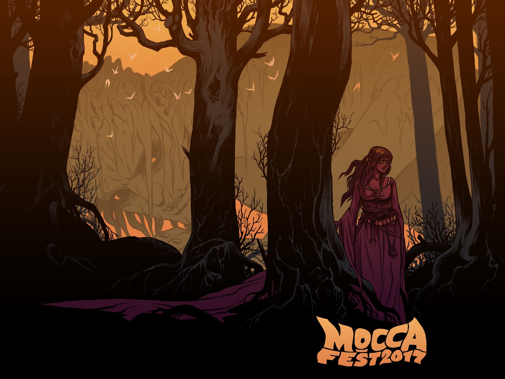 MoCCA Fest 2017 poster by Becky Cloonan (courtesy the artist, MoCCA Fest)
