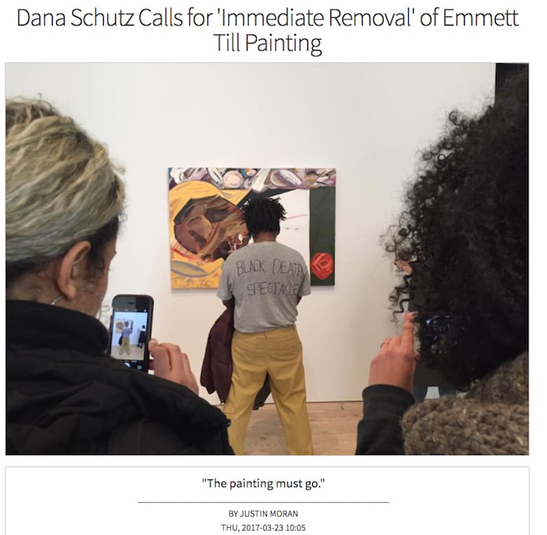 An article on <em>Out Magazine</em>'s website presented the letter as genuine. (screenshot by the author)