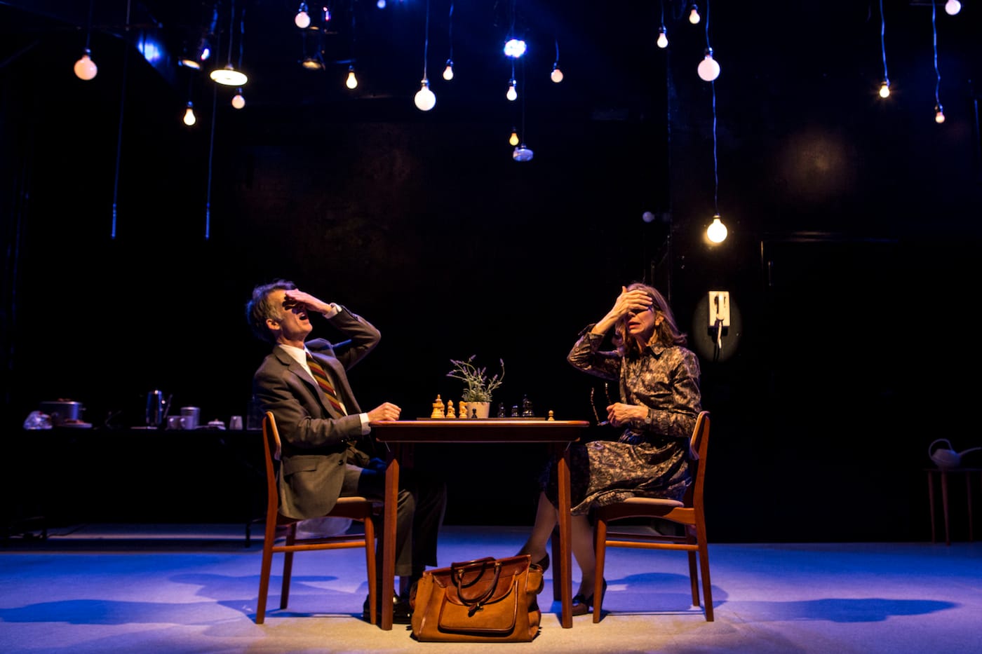 Ellen Lauren (She) and Will Bond (He) in Chess Match No. 5