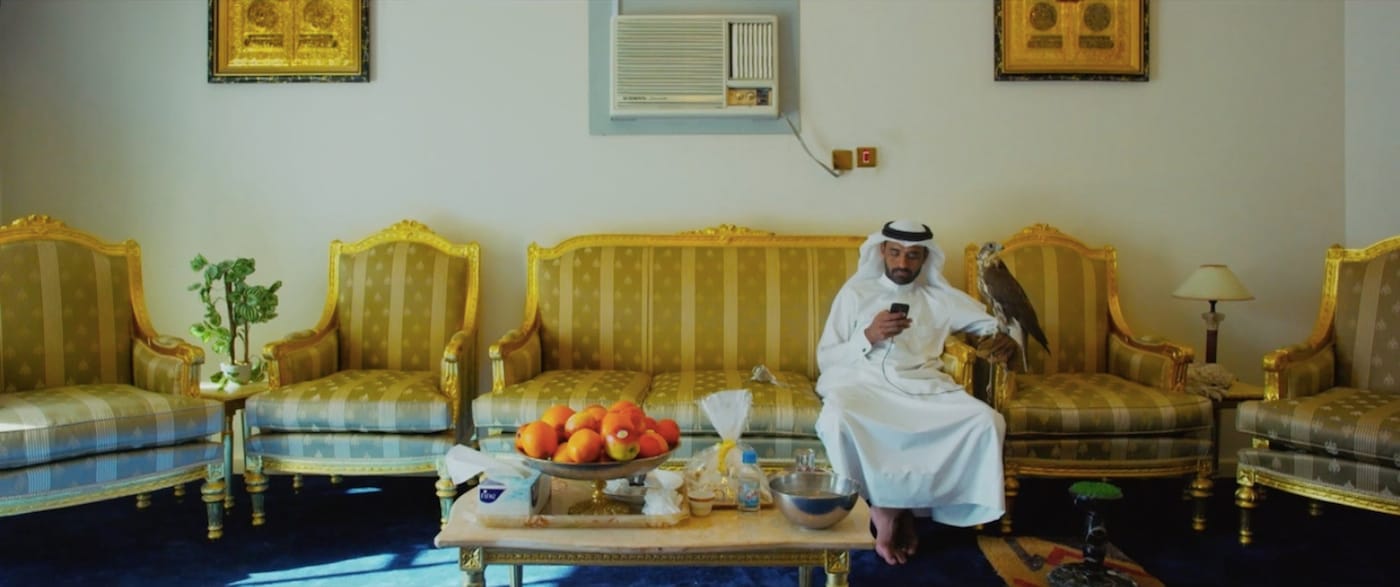 Still from <em/>The Challenge (2016), directed by Yuri Ancarani