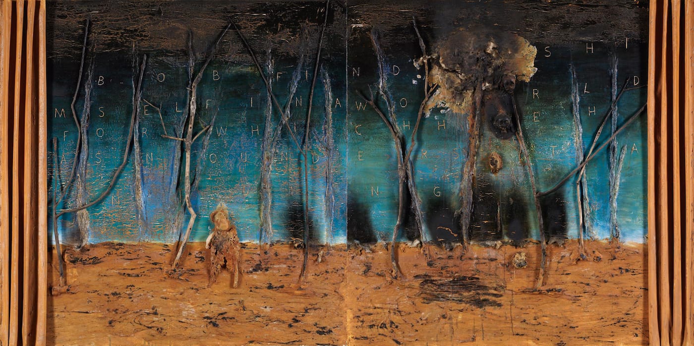 David Lynch, "Bob Finds Himself in a World," featured in David Lynch: The Art Life, directed by Jon Nguyen (image courtesy of Janus Films and David Lynch)