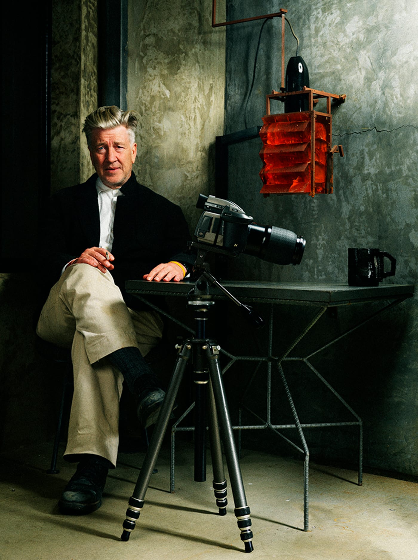 David Lynch in <em>David Lynch: The Art Life</em>, directed by Jon Nguyen (image courtesy of Janus Films)