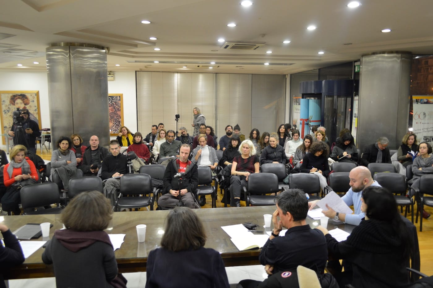 A "Learning from Documenta" event (photo by George Sakkas)