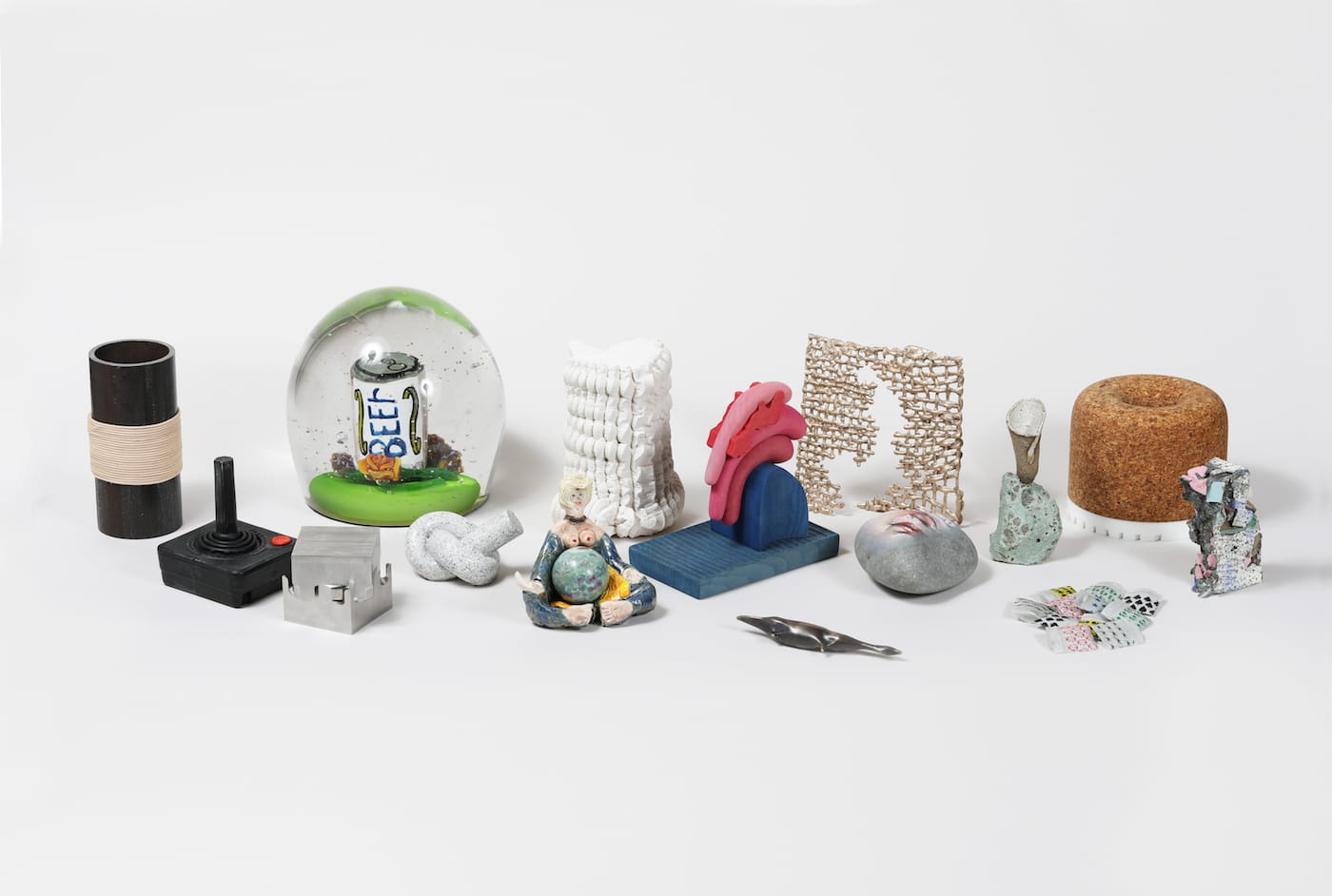 Selection of works from <em>The Paperweight Show</em> (all photos by Clemens Kois for Fisher Parrish Gallery)